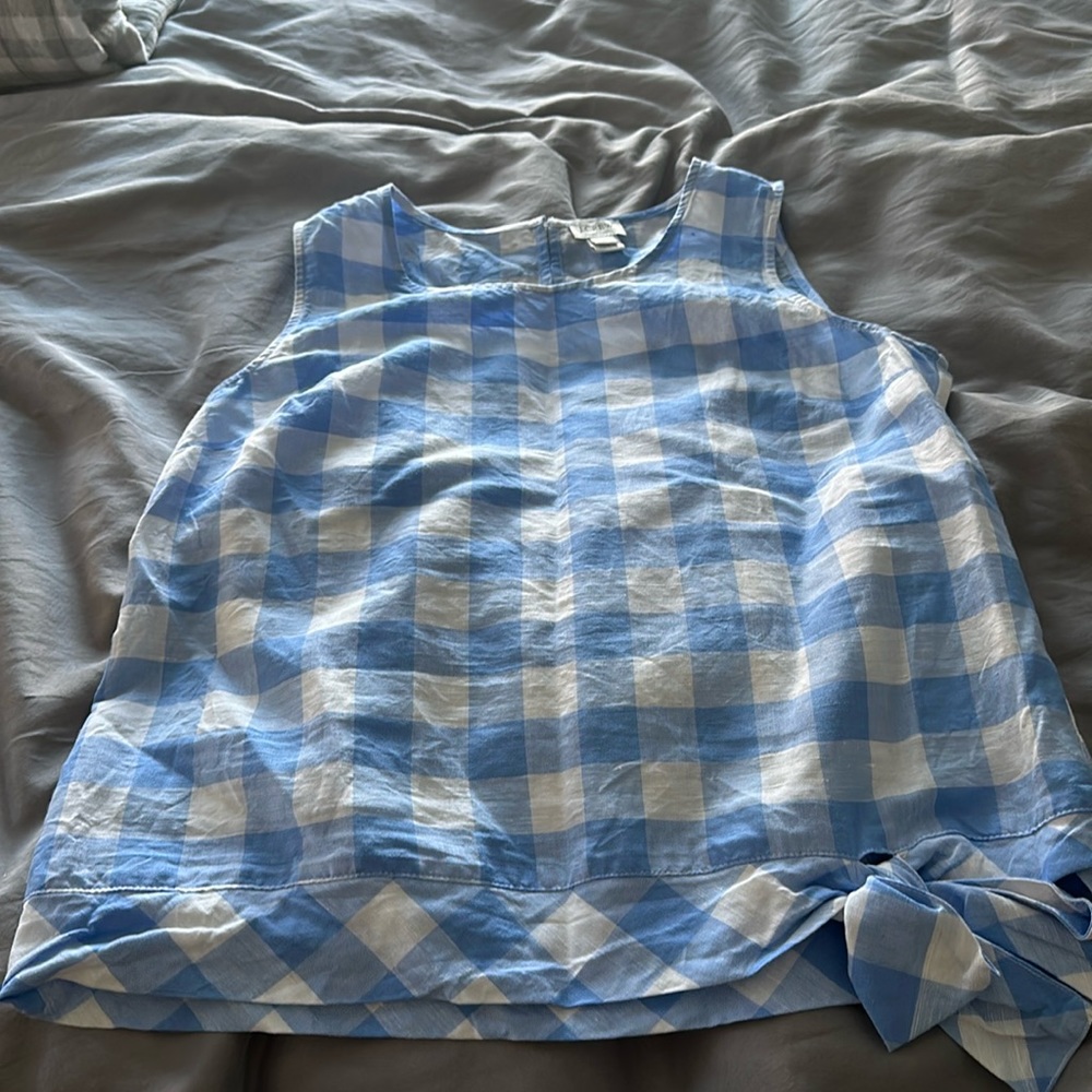 EUC J.Crew factory sleeveless top